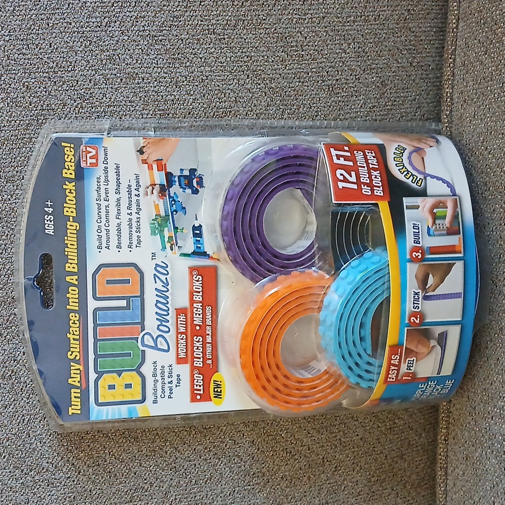 NIP Build Bonanza Building-Block Compatible Peel & Stick Tape